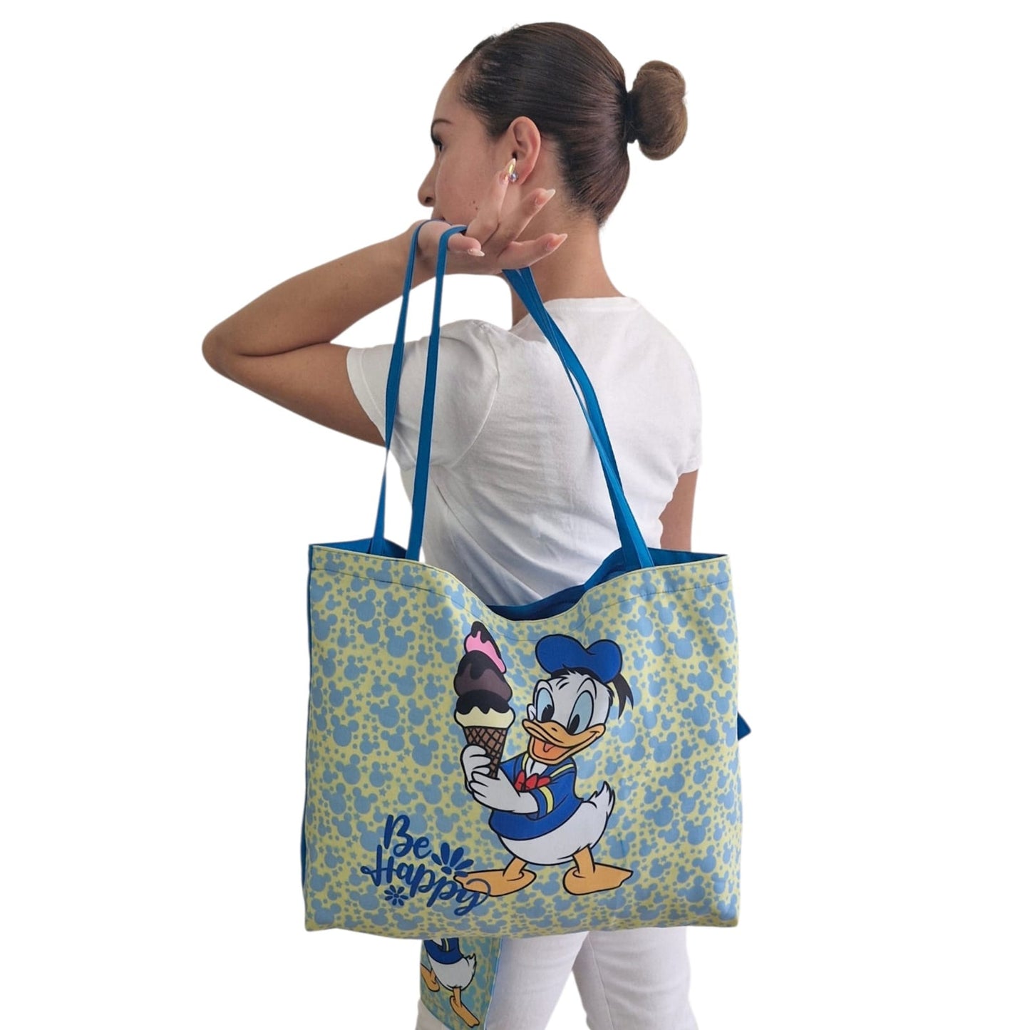 Bolsa Educadora Maestra Kinder Animada Asa Doble Premium