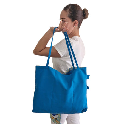 Bolsa Educadora Maestra Kinder Animada Asa Doble Premium