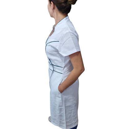 Jumper De Enfermera O Vestido De enfermer­a Bordado Virlet Flores EST