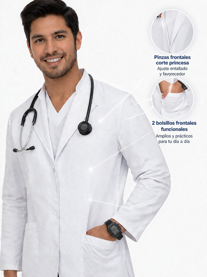 Saco Medico Cli­nico Caballero Colores ENF