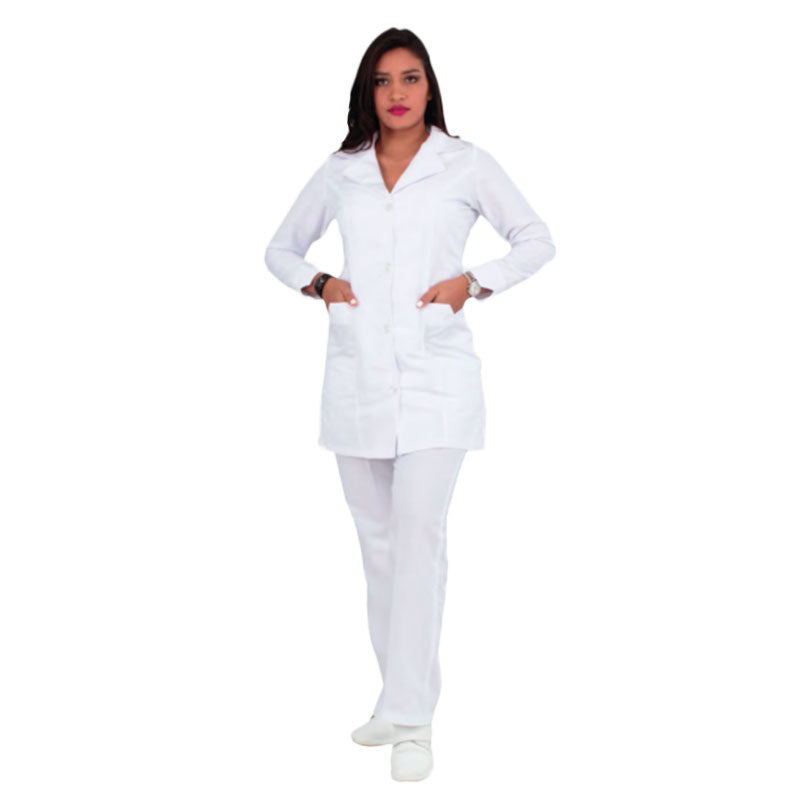 Bata Médica Dama Doli Pinzas Frontales Estetos