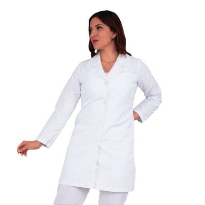 Bata Medica Dama Extra Larga EST