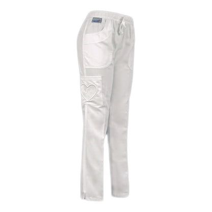 Pantalon Quirurgico Medico Dama  Corazon Bordado Litzy ENF