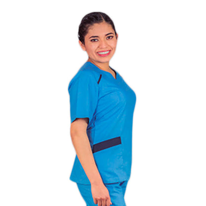 Conjunto Medico Scrub Quirurgico Dama Estefany Colores Cintas ENF