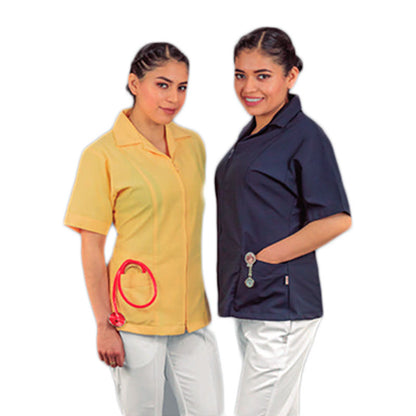 Filipina De enfermer­a Para Dama Manga Corta Reglamentaria Colores ENF